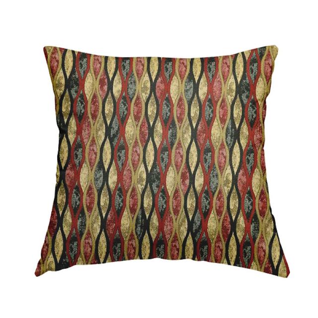 Mendonca Striped Scatter Cushion with Filling Pillow Metro Lane Size: 28cm H x 28cm W x 5cm D, Colour: Multicolour on Productcaster.