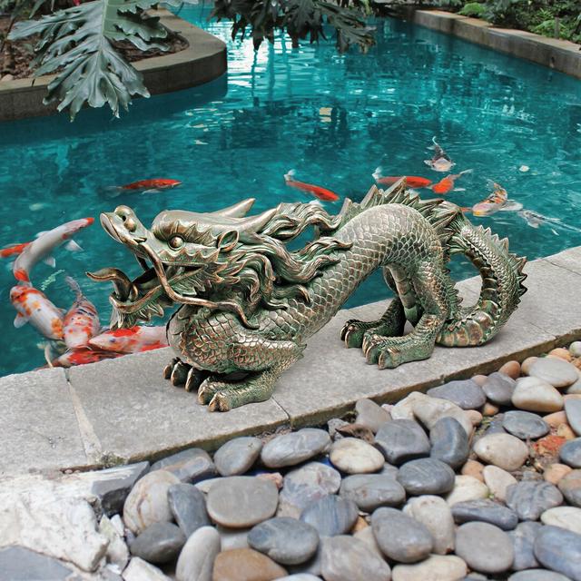 Chinese Dragon Garden Statue Design Toscano on Productcaster.