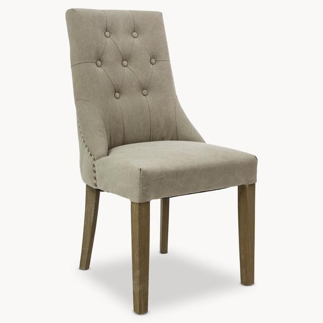 Makson Upholstered Dining Chair Rosalind Wheeler Upholstery Colour: Light Grey on Productcaster.