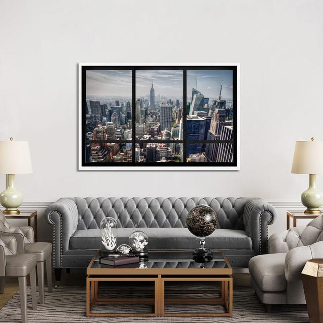 Print on Canvas East Urban Home Size: 101.6cm H x 152.4cm W x 1.27cm D, Frame Option: White Framed on Productcaster.