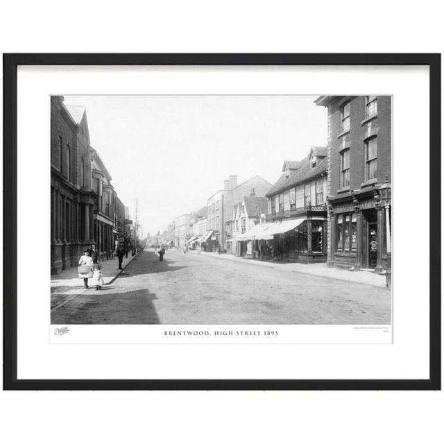 Brentwood, High Street 1895 by Francis Frith - Single Picture Frame Print The Francis Frith Collection Size: 28cm H x 36cm W x 2.3cm D on Productcaster.