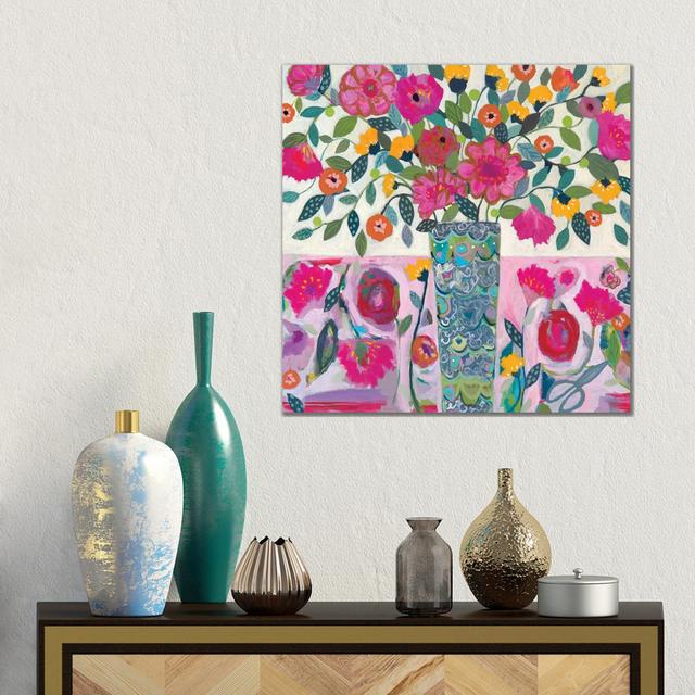 Amazing Vase by Carrie Schmitt - Gallery-Wrapped Canvas Giclée on Canvas Lark Manor Format: Canvas, Size: 45.72cm H x 45.72cm W x 3.81cm D on Productcaster.