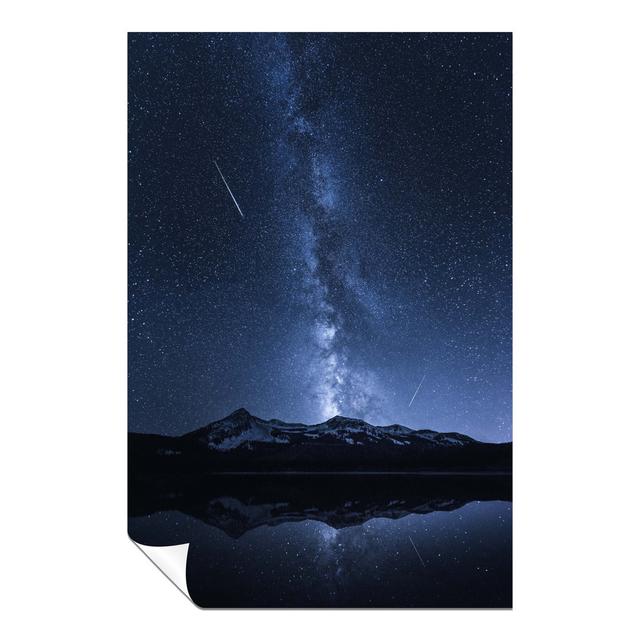 Panther Print Fine Art Prints Dark Night Sky Falling Stars Artistic Unframed Poster, Pictures For Home Walls, Bedroom, Living Room & Bathroom Decor Pa on Productcaster.