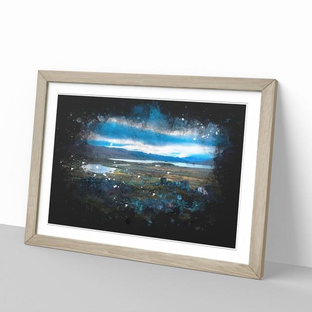 Terrain in Abisko Sweden - Picture Frame Painting East Urban Home Size: 27cm H x 36cm W x 2cm D, Frame Option: Oak Framed on Productcaster.