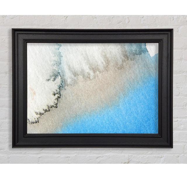 Ocean From Above Framed Print Highland Dunes Size: 59.7cm H x 84.1cm W on Productcaster.