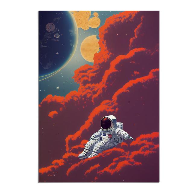 XV1022-3755X Resting Astronaut - Print 17 Stories Format: Paper, Size: 42cm H x 29.7cm W, Matte Colour: No Matte on Productcaster.