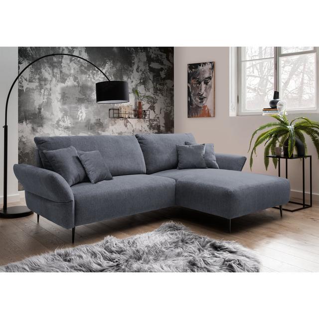 Ecksofa Chicago Wade Logan Polsterfarbe: Blau on Productcaster.