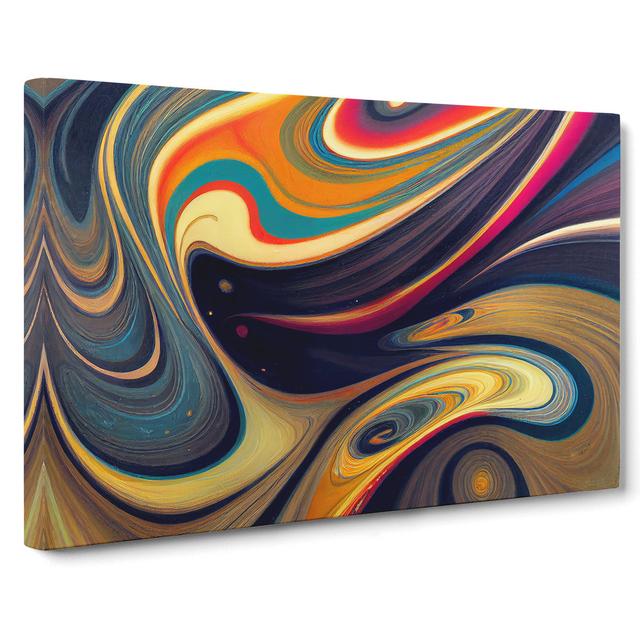 Marble Abstract Vol.6 - Wrapped Canvas Print Metro Lane Size: 35cm H x 50cm W x 3cm D on Productcaster.