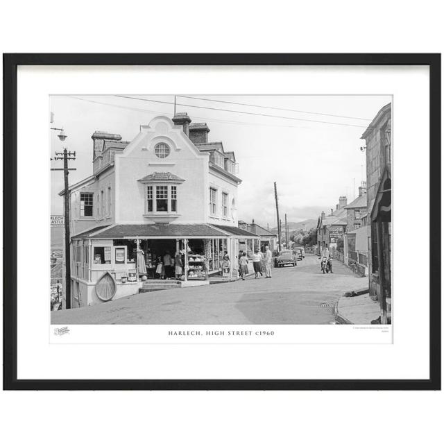 Harlech, High Street C1960 - Single Picture Frame Print The Francis Frith Collection Size: 60cm H x 80cm W x 2.3cm D on Productcaster.