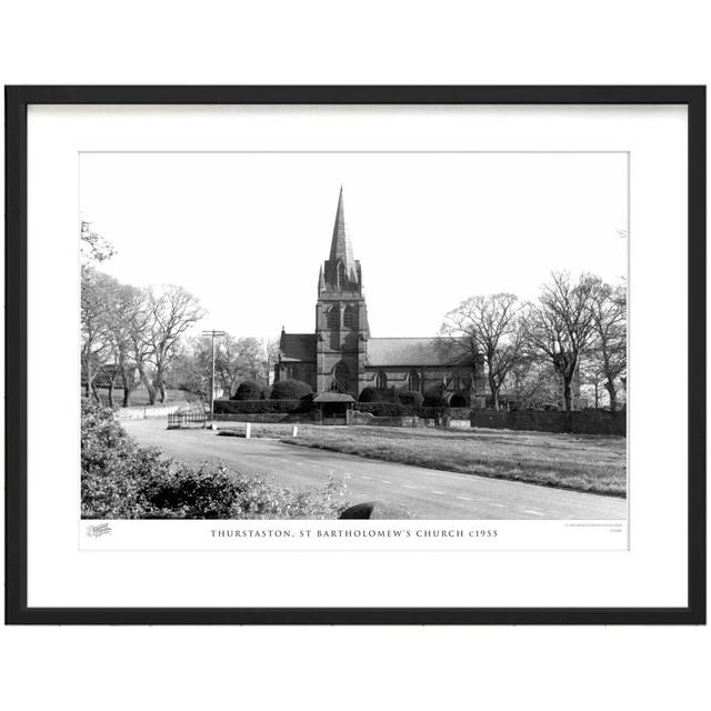 'Thurstaston, St Bartholomew's Church C1955' by Francis Frith - Picture Frame Photograph Print on Paper The Francis Frith Collection Size: 28cm H x 36 on Productcaster.