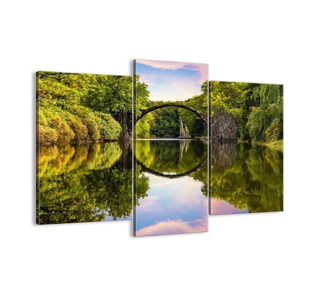 At the Interface of Two Worlds - 3 Piece Unframed Photograph Print Set on Canvas Union Rustic Size: 100cm H x 130cm W x 1.8cm D on Productcaster.