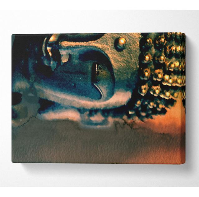 Buddha Face Golden - Print Latitude Vive Size: 121.9cm H x 81cm W x 10cm D on Productcaster.