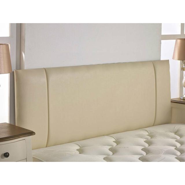 Bouscat Upholstered Headboard Ebern Designs Colour: Cream, Size: Super King (6') on Productcaster.