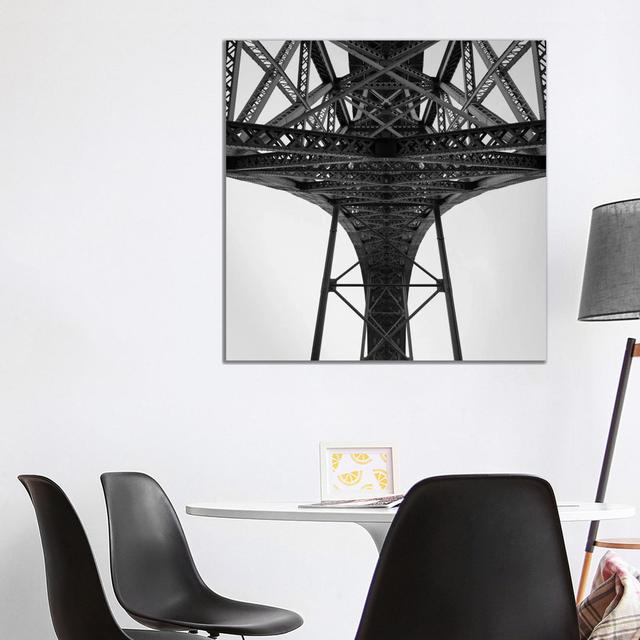 Porto Bridge by Moises Levy - Wrapped Canvas Art Prints Borough Wharf Size: 93.98cm H x 93.98cm W x 3.81cm D on Productcaster.