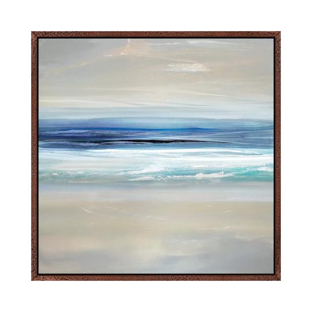 Leinwandbild Sway II von Eric Yang Haus am Meer Größe: 66,04 cm H x 66,04 cm B x 3,8 cm T, Format: Klassischer Schattenfugenrahmen aus Holz on Productcaster.