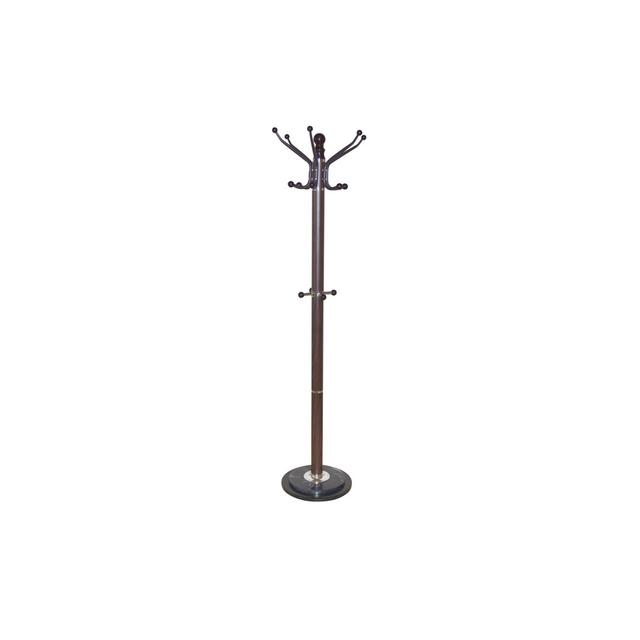 Martell Freestanding 6 - Hook Coat Rack Ophelia & Co. Colour: Brown on Productcaster.