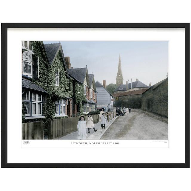 'Petworth, North Street 1908' by Francis Frith - Picture Frame Photograph Print on Paper The Francis Frith Collection Size: 60cm H x 80cm W x 2.3cm D on Productcaster.