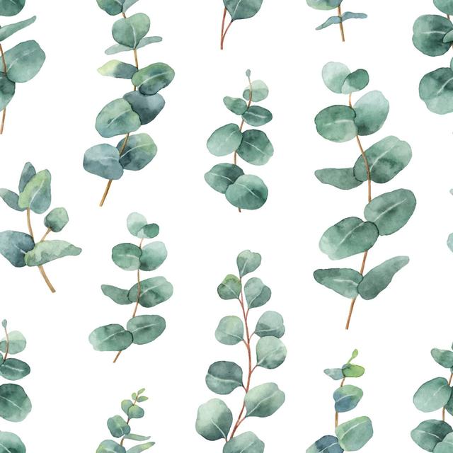 Eucalyptus Leaves And Branches Bay Isle Home Size: 122cm H x 122cm W x 3.8cm D on Productcaster.