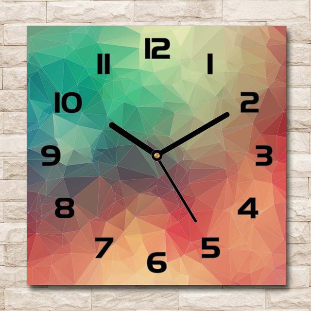 Jevgenia Geometric Silent Wall Clock East Urban Home Colour: Black on Productcaster.