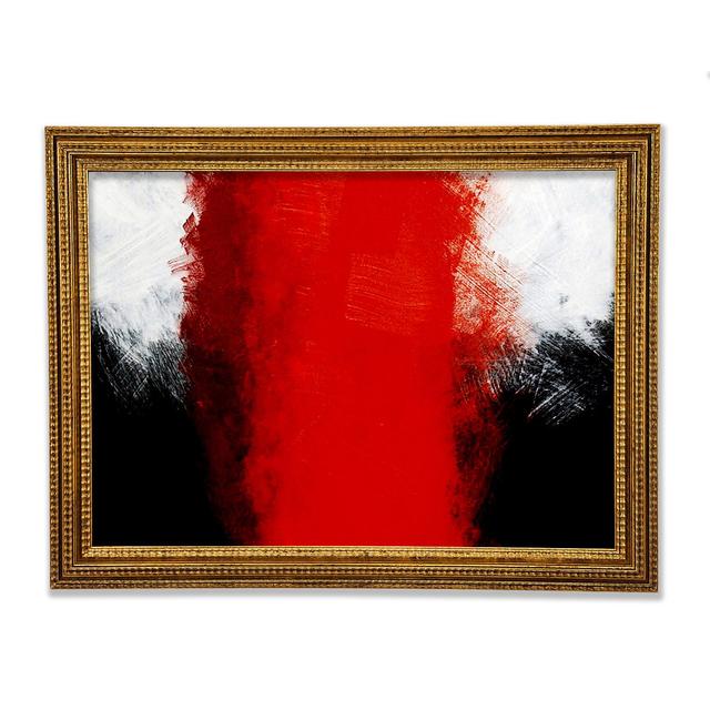 Whirlwind Red - Single Picture Frame Art Prints Bright Star Size: 42cm H x 59.7cm W on Productcaster.