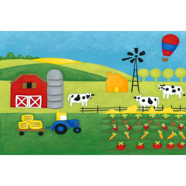 Storybook Farm - Wrapped Canvas Art Prints Harriet Bee Size: 20cm H x 30cm W x 3.8cm D on Productcaster.