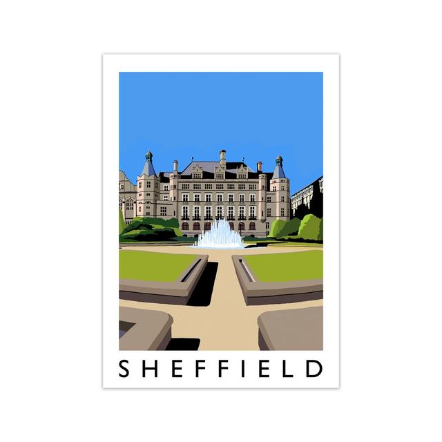 Sheffield by Richard O'Neill - Graphic Art Print on Paper 17 Stories Size: 29.7cm H x 21cm W x 3cm D, Format: Unframed on Productcaster.