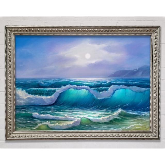 Waves Off The Coast Framed Print Bright Star Size: 59.7cm H x 84.1cm W x 3cm D on Productcaster.