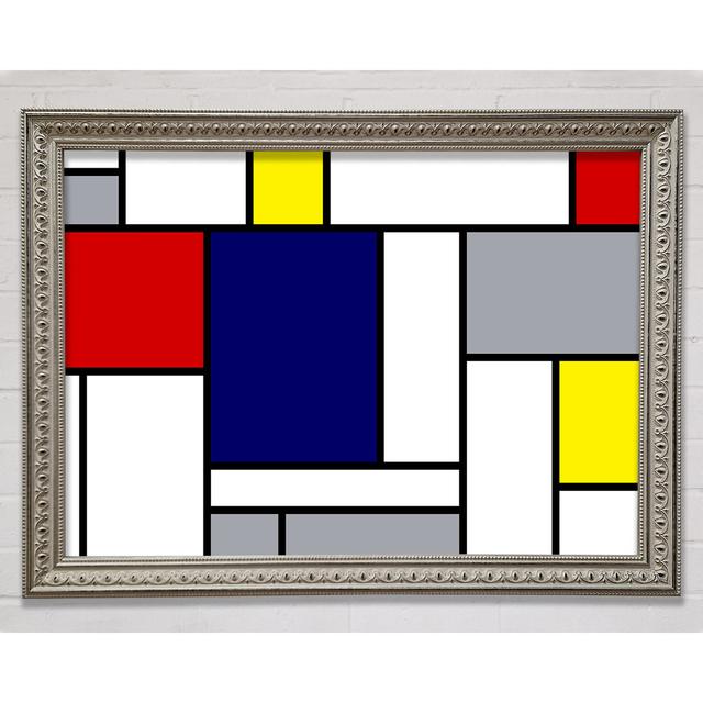 Rectangles Of Colour - Single Picture Frame Art Prints Bright Star Size: 29.7cm H x 42cm W on Productcaster.