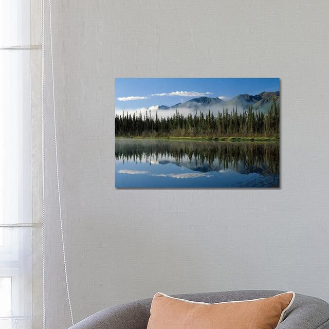 Boreal Forest Along Lake Edge, Nutzotin Mountains, Alaska by Tim Fitzharris - Wrapped Canvas Print Alpen Home Size: 45.72cm H x 66.04cm W x 3.81cm D on Productcaster.