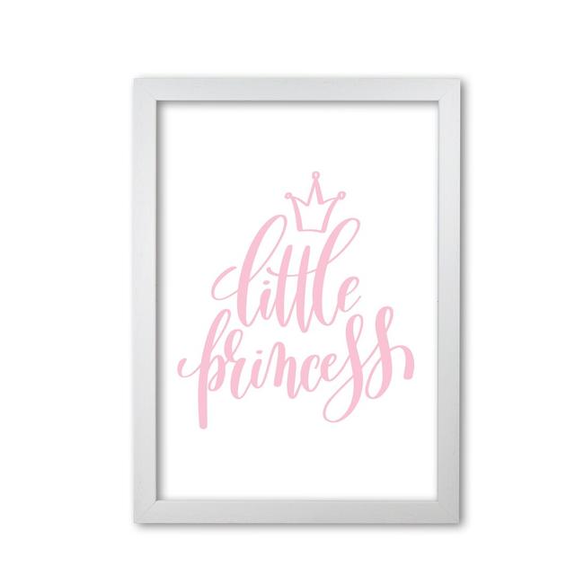 Little Princess - Print East Urban Home Format: White Grain Frame, Size: 30 cm H x 21 cm W x 5 cm D on Productcaster.