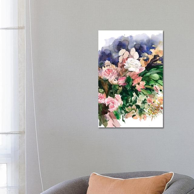 Blush by Gosia Gregorczyk - Wrapped Canvas Painting ClassicLiving Size: 66.04cm H x 45.72cm W x 3.81cm D on Productcaster.