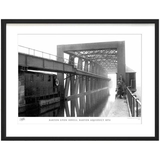 Barton Upon Irwell, Barton Aqueduct 1894 by Francis Frith - Single Picture Frame Print The Francis Frith Collection Size: 28cm H x 36cm W x 2.3cm D on Productcaster.