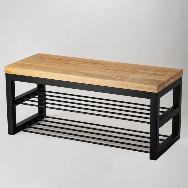 Pawel Wood Storage Bench Williston Forge Size: H45 x W60 x D40cm on Productcaster.