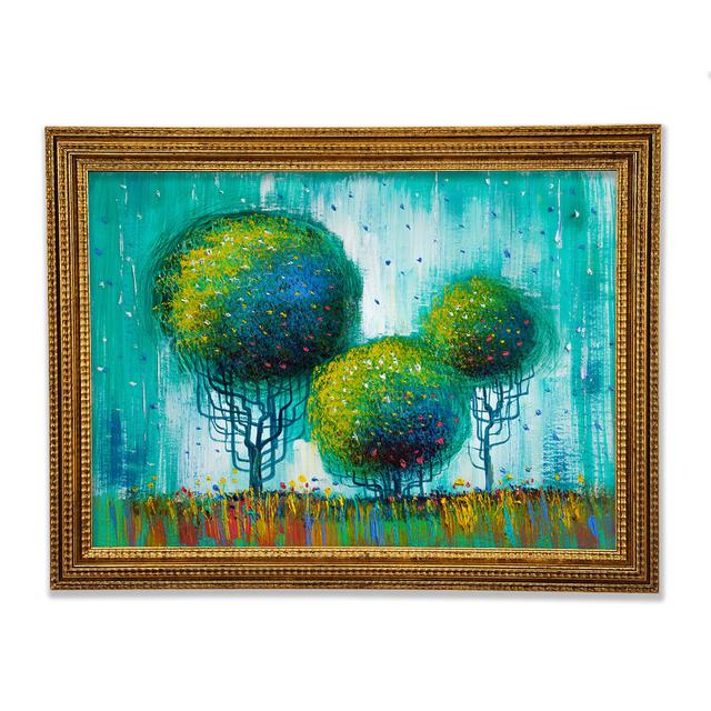 Three Round Trees - Print Rosalind Wheeler Size: 84.1cm H x 118.9cm W x 3cm D on Productcaster.