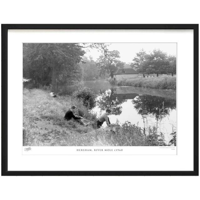 'Hersham, River Mole C1960' by Francis Frith - Picture Frame Photograph Print on Paper The Francis Frith Collection Size: 45cm H x 60cm W x 2.3cm D on Productcaster.