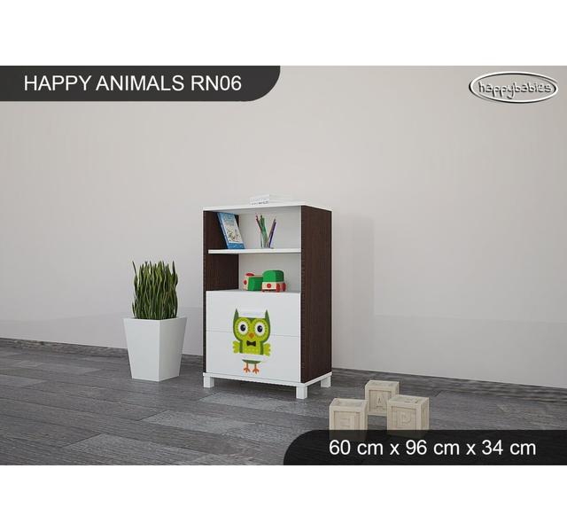 60cm W Chip Resistant Kids Cube Happy Babies Colour: Wenge Chestnut on Productcaster.