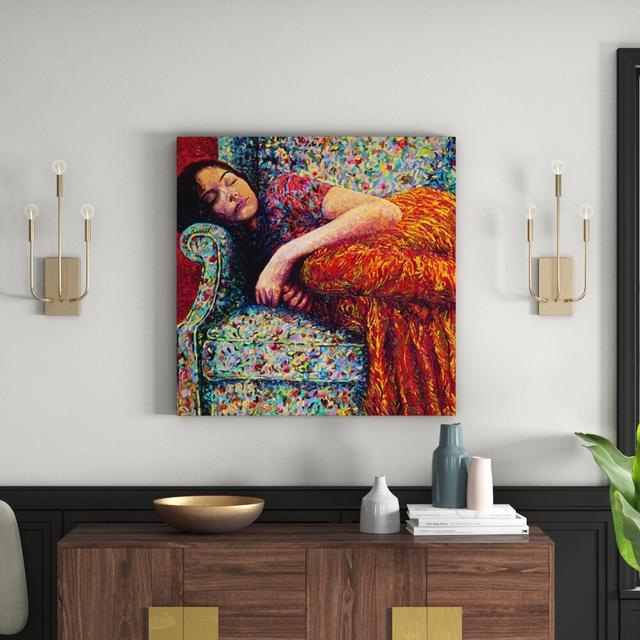 Sleep Lee by Iris Scott - Wrapped Canvas Graphic Art Print East Urban Home Size: 91.44cm H x 91.44cm W on Productcaster.