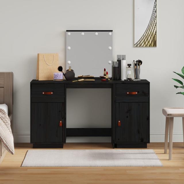 Alnetia Dressing Table Brayden Studio Colour: Black on Productcaster.