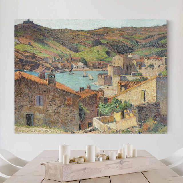 Leinwandbild Collioure mit Blick auf den Hafen von Henri Martin Rosalind Wheeler on Productcaster.