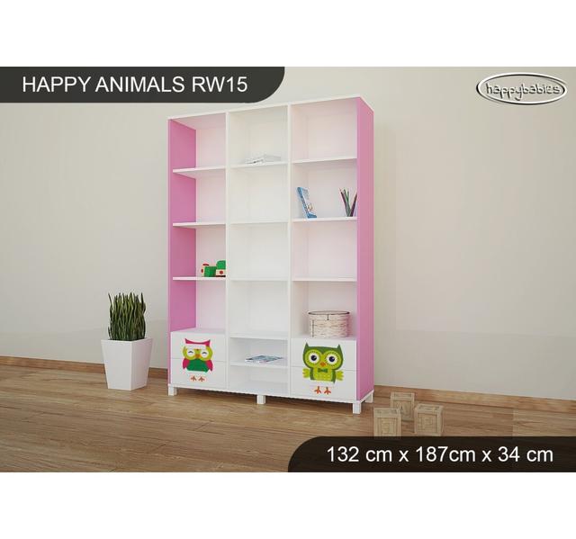 132 cm Bücherregal Happy Babies Farbe: Rosa on Productcaster.