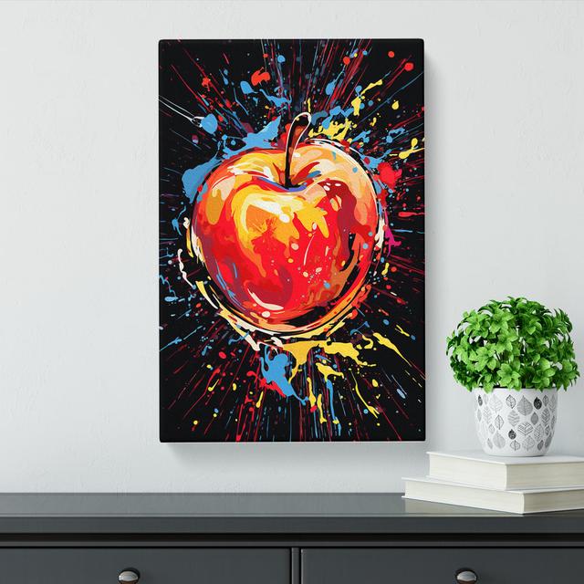 Apple Abstract No.2 - Print Marlow Home Co. Size: 76cm H x 50cm W x 3cm D on Productcaster.