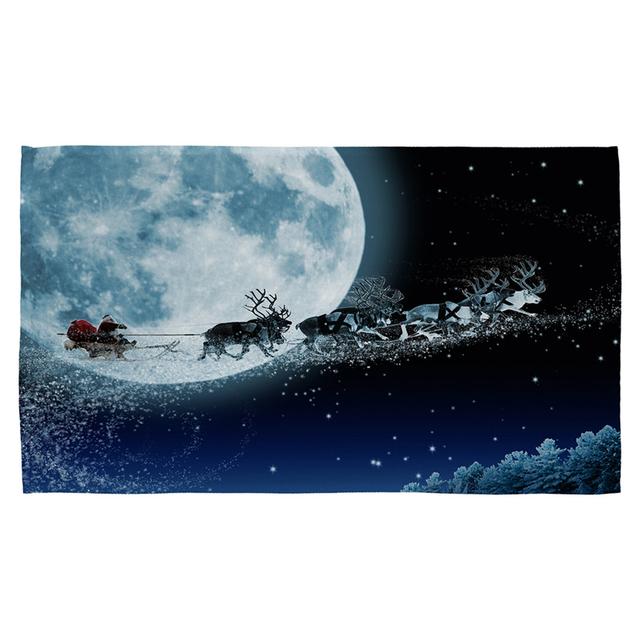 Magic Santa''s Sleigh Designer Kitchen Towel (Set of 3) The Seasonal Aisle on Productcaster.