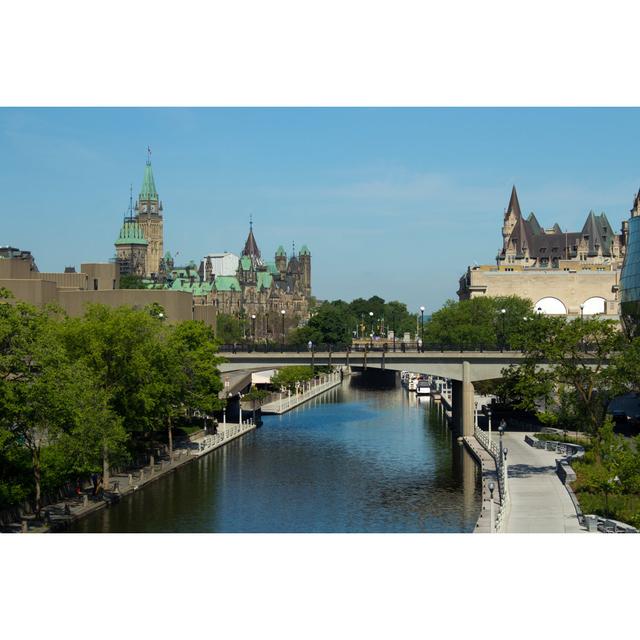 The Rideau Canal by Bigjohn36 - Wrapped Canvas Photograph 17 Stories Size: 51cm H x 76cm W on Productcaster.