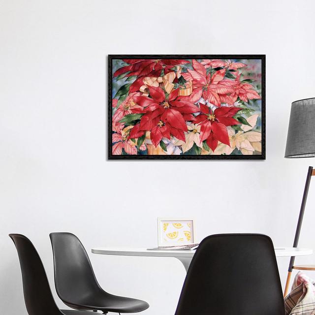 Weihnachtsstern von Kathleen Parr McKenna - Galerie-verpackte Leinwand Giclée auf Leinwand Rosalind Wheeler Größe: 66,04 cm H x 101,6 cm B x 1,91 cm T on Productcaster.