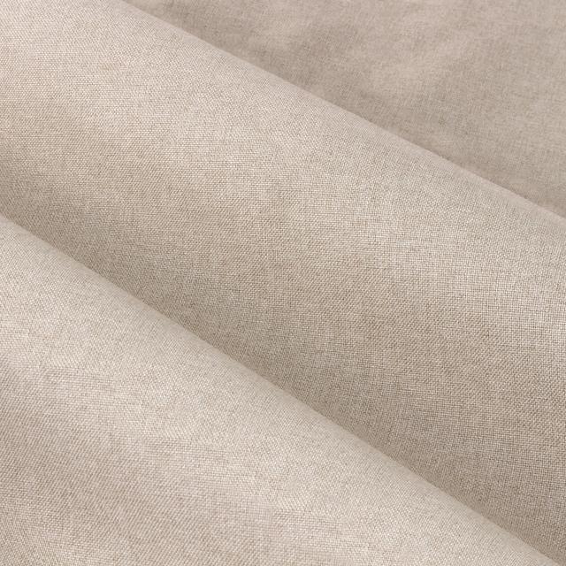 Polyester Blackout Grommet / Eyelet Curtain Pair furn. Panel Size: 168cm Width x 137cm Drop, Curtain Colour: Linen on Productcaster.