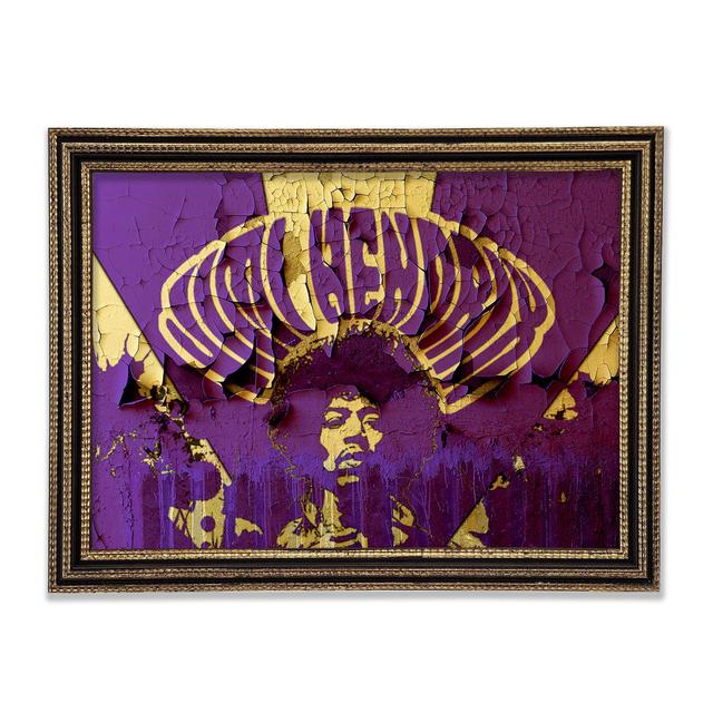 Jimi Hendrix Purple Haze - Druck Rosalind Wheeler Größe: 42cm H x 59,7cm B x 3cm T on Productcaster.