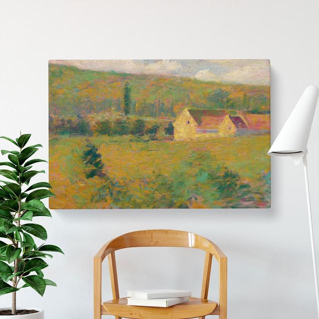 La Ferme De La Dime by Theodore Earl Butler - Wrapped Canvas Painting East Urban Home Size: 40cm H x 60cm W x 3cm D on Productcaster.