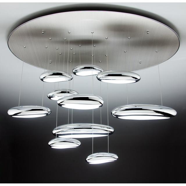 Jormunagand 10 - Light Cluster Teardrop LED Pendant Metro Lane Colour Temperature: 3000K on Productcaster.