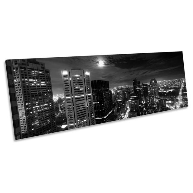 Melbourne City - Wrapped Canvas Panoramic Print 17 Stories Size: 30.48cm H x 91.44cm W x 2cm D on Productcaster.