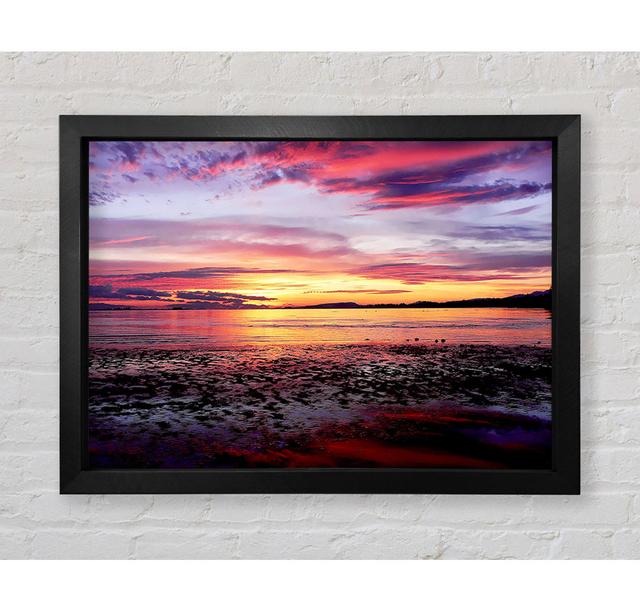 Sunrise Ocean Skies - Single Picture Frame Art Prints Bright Star Size: 59.7cm H x 84.1cm W x 3.4cm D on Productcaster.